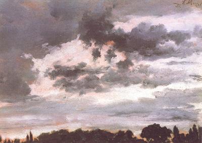 Adolph von Menzel Study of Clouds (nn02) china oil painting image